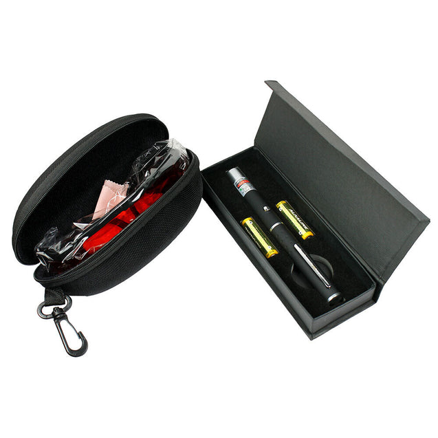 Green Dot Laser Pointer + 532nm Tinted Laser Safety Glasses