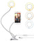 LED Selfie Ring Light Phone Holder Flexible Stand Long Arm for Stream Live Lamp