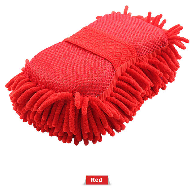 Car Auto Hand Wash Towel Microfiber Washing Gloves Coral Sponge Cleaning Tool