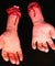 Halloween Decoration Blood Severed Limbs Hands Feet Horror Chop Shop Prop Party