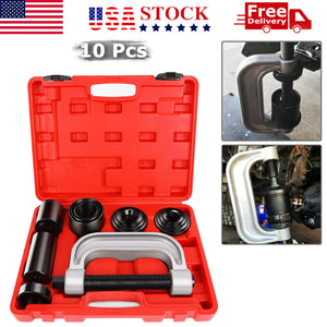 Heavy Duty 4 in 1 Ball Joint Press & U Joint Removal Tool Kit w/ 4 x 4 Adapters