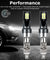 2PCS H1 LED Headlight Bulbs Conversion Kit 100W 14000LM 6500K High Low Beam Lamp
