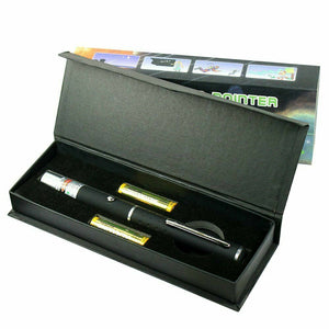 Bright Green Laser Dot Beam Laser Pointer Pen with Storage Case