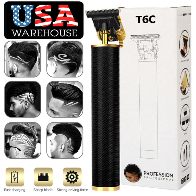 Pro Real Zero Gapped Cordless Clipper Electric Hair Trimmer Portable