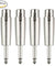 3Pin XLR Female to 1/4" 6.35mm Mono Male Plug Audio Cable Mic Adapter 4 Pack