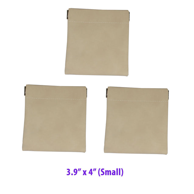 3PCS Portable Makeup Bag Travel Storage Pouch Shrapnel for Headphone Jewelry