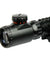 3-9x40 Tactical Rifle Scope Red & Green illuminated Optical Gun Scope with Rails