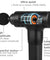 Massage Gun Percussion Massager Deep Tissue Muscle Vibrating Relaxing + 4 Heads