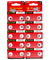 20 PCS LR66 AG4 377 LR626 1.5V Alkaline Battery for Watch Hearing aid 0% Hg