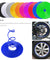 Car Wheel Hub Rim Edge Protector Ring Tire Guard Sticker Line Rubber Strip 26Ft