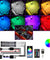 12x RGB LED Pods Rock Light Kit Underbody Glow Neon Lamp Bluetooth Music Control