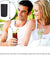 Pack of 2 ECO Friendly Reusable Collapsible Straws Stainless Steel Portable Case