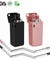 Pack of 2 ECO Friendly Reusable Collapsible Straws Stainless Steel Portable Case