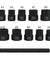 11 PCS Damaged Lug Nut Lock Remover Twist Socket Set Screw Extractor Tool 9-19mm