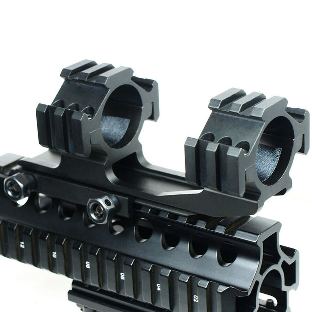 Tactical 30mm-1" PEPR Cantilever Rifle Scope Mount with Extra Tri-rail Rings