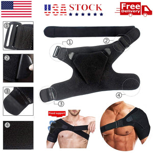 Shoulder Brace Support Compression Sleeve Torn Rotator Cuff AC Joint Pain Relief