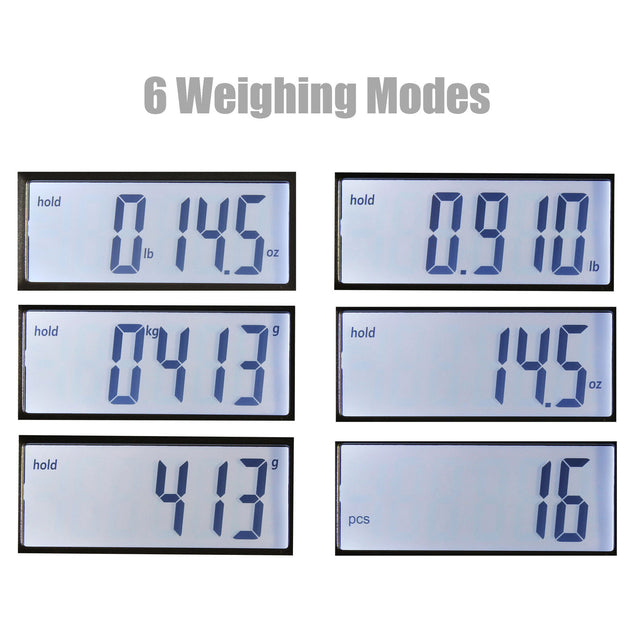 Horizon 66LB x 0.1oz Digital Postal Shipping Scale SF-550 V4 Desktop Scale Black