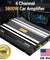 5800W Watt 4 Channel Car Truck Amplifier Stereo Audio Speaker Amp System Device