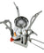 2 Portable Camping Stoves Backpacking Stove with Piezo Ignition Adjustable Valve