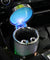 Portable Car Travel Cylinder Ashtray Holder Cup - Colorful LED Light 