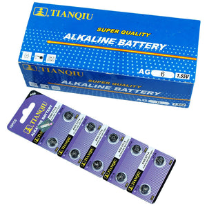 200 PCS LR69 AG6 371 LR921 1.5V Alkaline Battery for Watch Lighter US Free ship