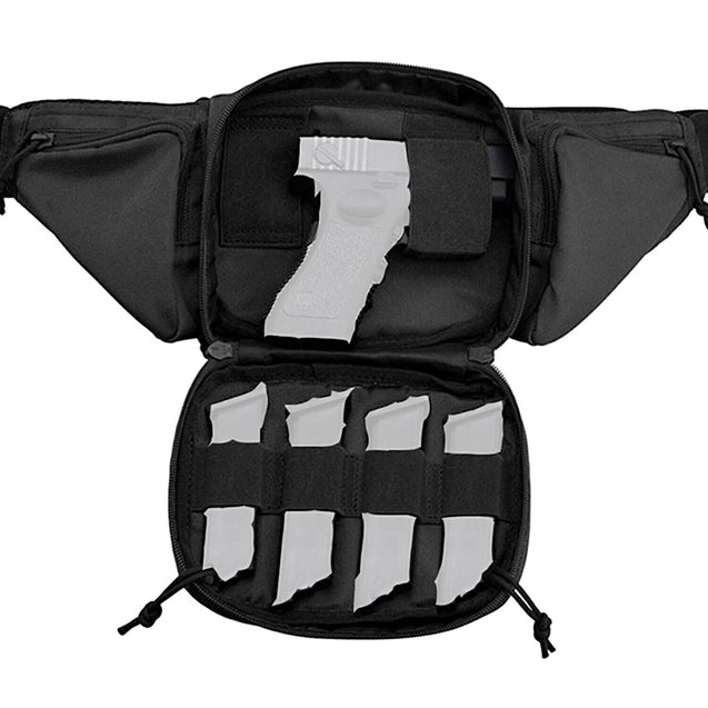 Concealed Carry Fanny Pack Holster Tactical Pistol Waist Pack Bag Gun Holster