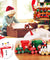 Christmas Wood Train Santa Claus Xmas Ornament Kids Toy Gift Festival Home Decor