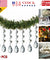 30 pcs Christmas Drops Ornaments Festival Party Xmas Tree Hanging Decorations