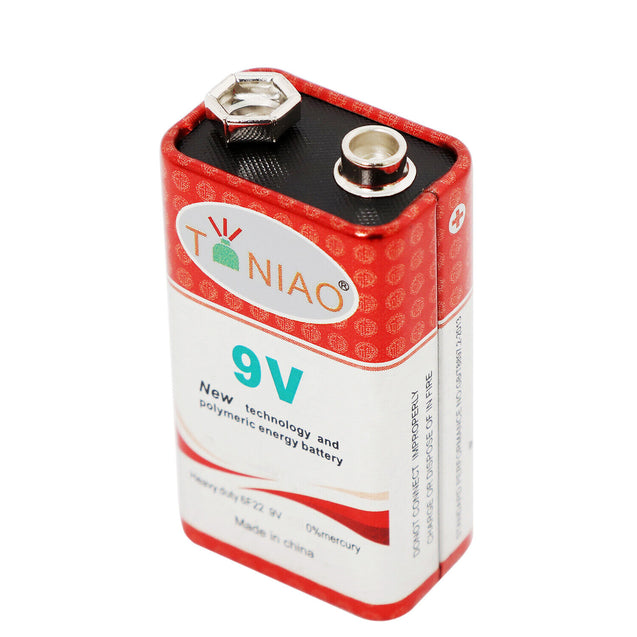 20 PCS 9V 6F22 9 Volts Heavy Duty Zinc Carbon 0% Mercury Battery Free Shipping
