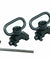 2 PC Quick Release Detach QD Sling Swivel Attachment with Picatinny Rail Mount
