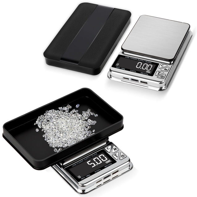 1000g x 0.01 USB Charging Small Kitchen Scale Mini Jewelry Electronic Scale