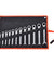 12PCS 8-19mm Metric Flexible Head Ratcheting Wrench Combination Spanner Tool Set
