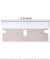 100 PCS Razor Blades Single Edge Extra Sharp Heat Treated Safety Knife Scrapers