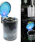 Portable Car Travel Cylinder Ashtray Holder Cup - Colorful LED Light 