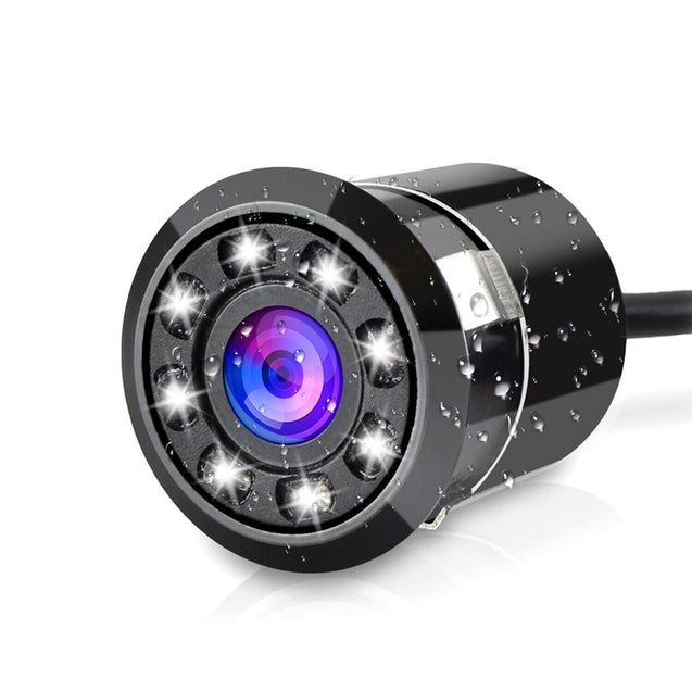 Car Rear View Backup Reverse Camera 170° CMOS 8 LED HD Night Vision Waterproof
