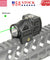 Tactical Flashlight & Green Laser Sight Combo Picatinny Rail Mounted Pistol