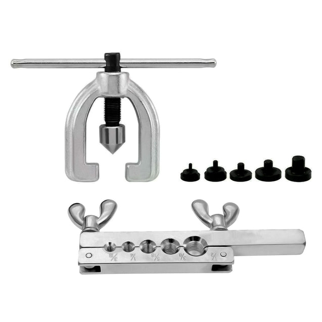 Double Flaring Copper Aluminum Soft Steel Brake Line & Brass Tubing Tool Kit