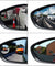 2PCS Side Rear View Blind Spot Mirror HD Universal Auto 360° Wide Angle Convex 