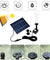 Solar Power Fountain Submersible Floating Water Pump Bird Bath Pond Garden Pool