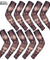 10 PCS Tattoo Cooling Arm Sleeves Cover Basketball Golf Sport UV Sun Protection