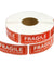 1000 PCS 1"x3" FRAGILE HANDLE WITH CARE Stickers Labels Easy Peel & Apply 1 Roll