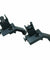 Front and Rear Flip Up 45 Degree Offset Rapid Transition Backup Iron Sight