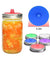 5PCS Silicone Fermenting Lid Waterless Airlock Mold Free Auto Vent for Mason Jar