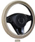 Leather Car Steering Wheel Cover Breathable Anti-slip Car Accessories 4 Color US
