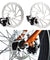 Bike Disc Brake Front & Rear Disc 160 mm Rotor Brake Kit for Mountain Bicycle