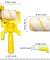 Multifunctional Clean-Cut Paint Edger Roller Brush Safe Tool for Wall Ceiling US