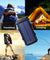 25000mAh Solar Power Bank Battery Dual USB Waterproof Charger for Phone 3 Color