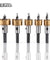 5PCS Hole Serration Kit HSS Steel Drill Bit Set Cutter Tool For Metal Wood Alloy