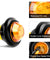 20X 3/4" 12V Marker Lights LED Truck Trailer Round Side Bullet Light Amber Red