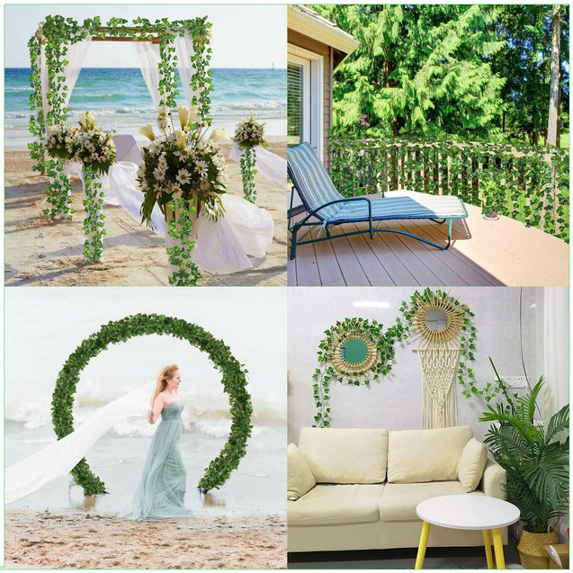 Artificial Hanging Plant 81 Feet Silk Ivy Vine Garland Fake Home Garden Decor